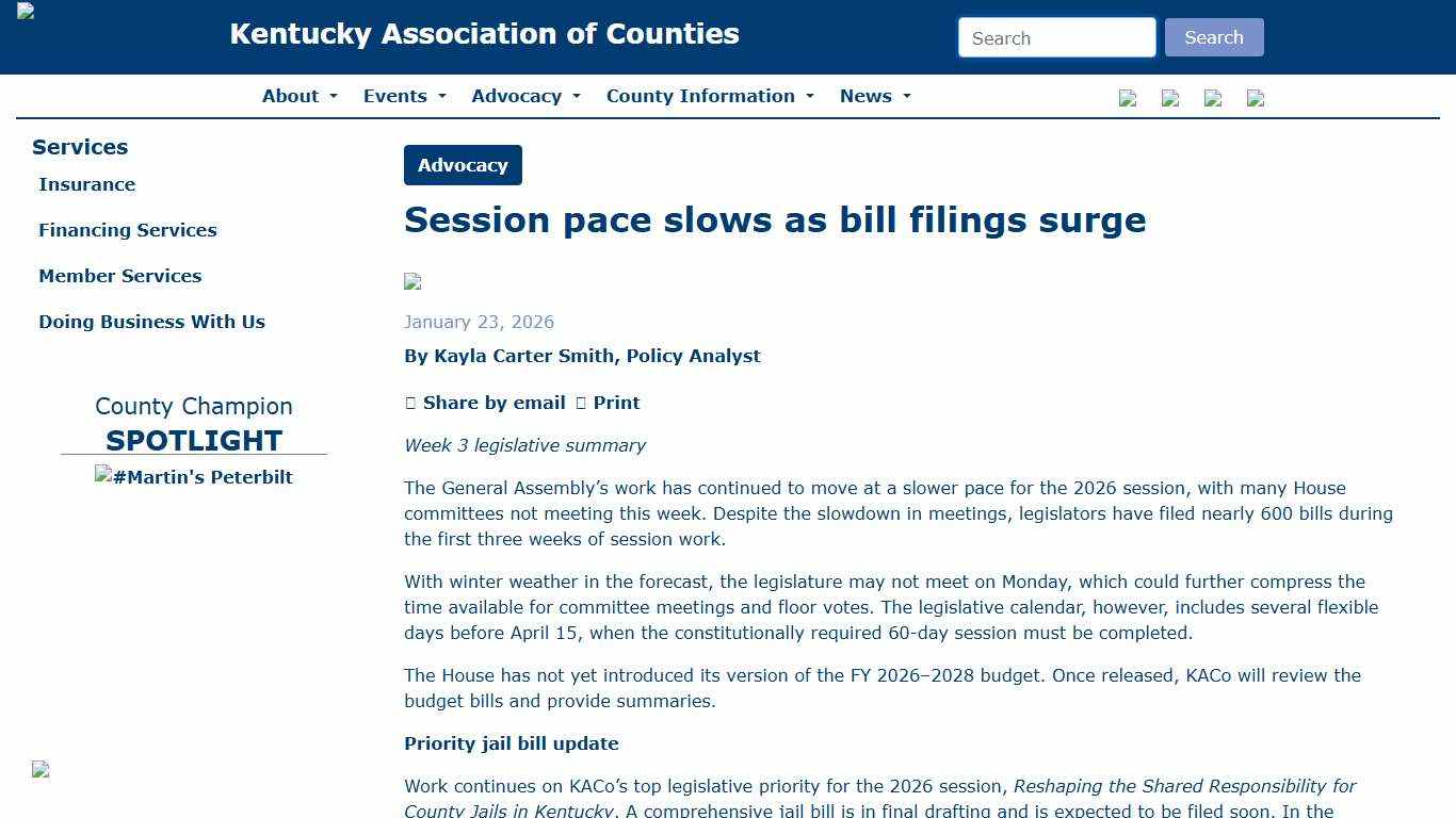 - The Kentucky Association of Counties